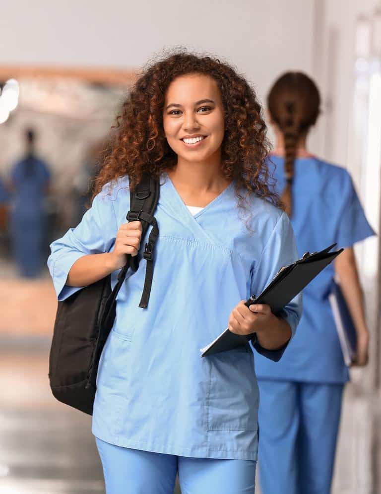 female licensed practical nurse